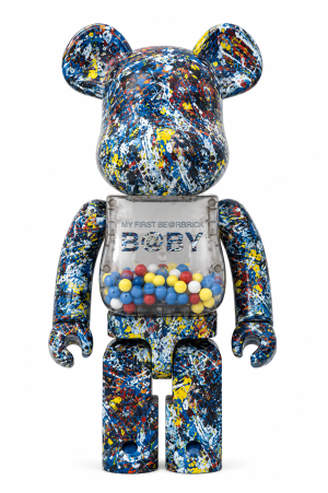MY FIRST BE@RBRICK B@BY Jackson Pollock Studio Ver. 1000%