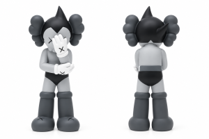 KAWS ASTRO BOY — GREY VINYL FIGURE