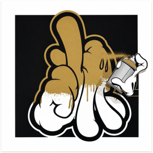 OG Slick LA Hands Painted Gold Edition (Signed, Edition of 200)