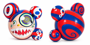 Takashi Murakami “Mr. DOB” — Red / Blue — ComplexCon Edition