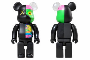 KAWS × BE@RBRICK DISSECTED COMPANION 1000% (BLACK)