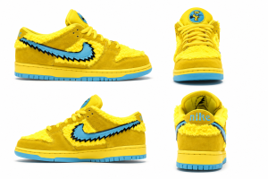 Nike SB Dunk Low Grateful Dead Bears Opti (Yellow)