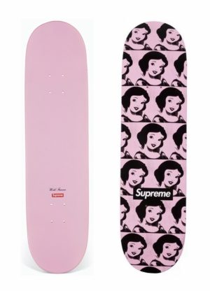 Supreme Snow White Skateboard Deck (Pink)
