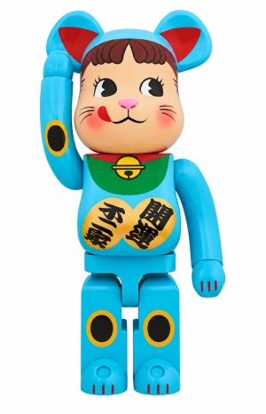 BE@RBRICK MANEKI NEKO PEKO-CHAN — BLUE G.I.D. — 1000%