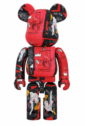 BE@RBRICK ANDY WARHOL × JEAN-MICHEL BASQUIAT #1 — 1000%