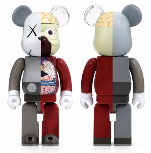 KAWS × BE@RBRICK “Dissected Companion” 1000%  (Brown)